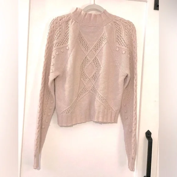 Free People Reina Cable Pullover - NEW - Picture 6 of 9